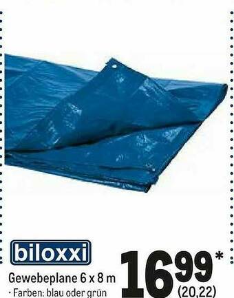 METRO Biloxxi Gewebeplane 6 X 8 M Angebot