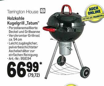METRO Tarrington House Holzkohle Kugelgrill „tatum” Angebot