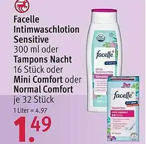 Rossmann Facelle Intimwaschlotion Sensitive Angebot