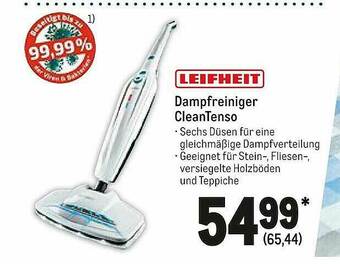 METRO Dampfreiniger Cleantenso Leifheit Angebot