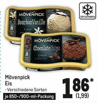 METRO Mövenpick Eis Angebot