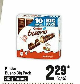 METRO Kinder Bueno Big Pack Angebot