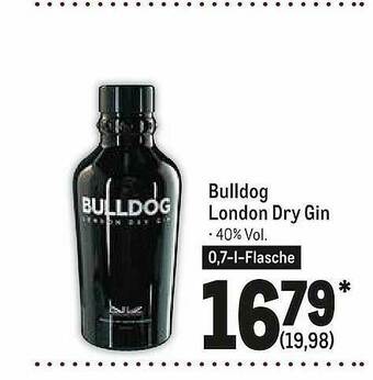 METRO Bulldog London Dry Gin Angebot