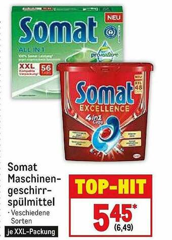 METRO Somat Maschinen-geschirr-spülmittel Angebot