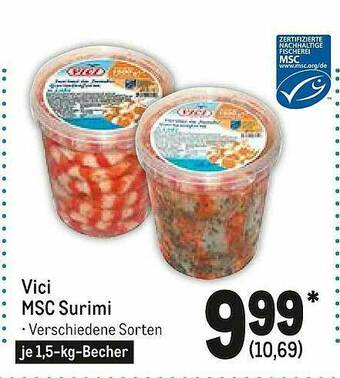 METRO Vici Msc Surimi Angebot