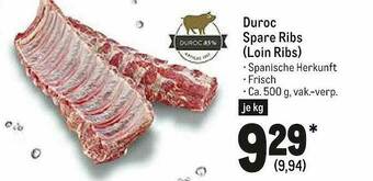 METRO Duroc Spare Ribs (loin Ribs) Angebot