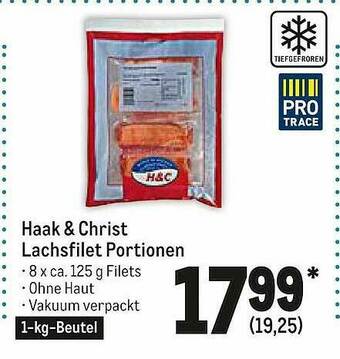 METRO Haak & Christ Lachsfilet Portionen Angebot