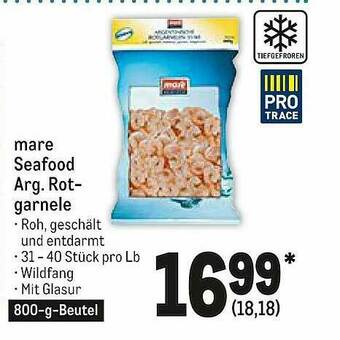 METRO Mare Safood Arg. Rot-garnele Angebot