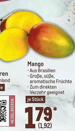 METRO Mango Angebot