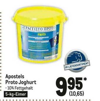 METRO Apostels Proto Joghurt Angebot