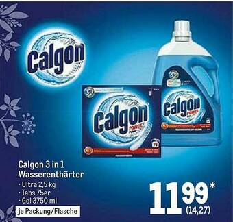 METRO Calgon 3 In 1 Wasserenthärter Angebot