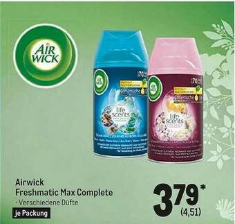 METRO Airwick Freshmatic Max Complete Angebot