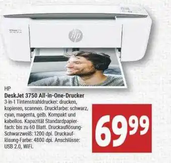 Marktkauf Hp deskjet 3750 all-in-one-drucker Angebot