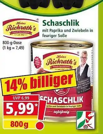 Norma Richrath's schaschlik Angebot