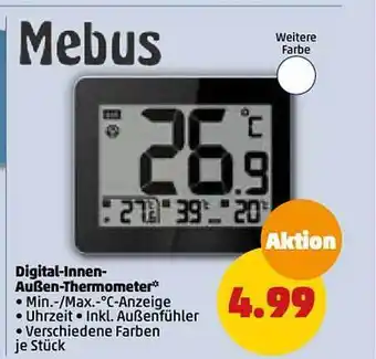 PENNY Mebus digital-innen-außen-thermometer Angebot