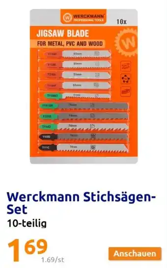 Action Werckmann Stichsägen Set 10-teilig Angebot