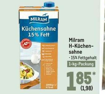 METRO Milram H-küchen-sahne Angebot