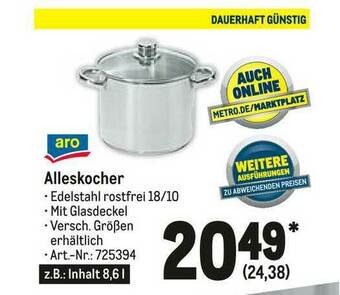 METRO Alleskocher Aro Angebot