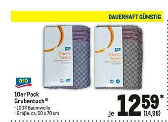 METRO 10er Pack Grubentuch Aro Angebot