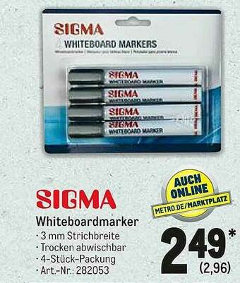 METRO Whiteboardmarker Sigma Angebot