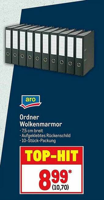 METRO Ordner Wolkenmarmor Aro Angebot