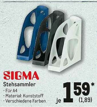 METRO Sigma Stehsammler Angebot