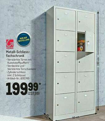 METRO Metall-schliess-fachschrank Angebot