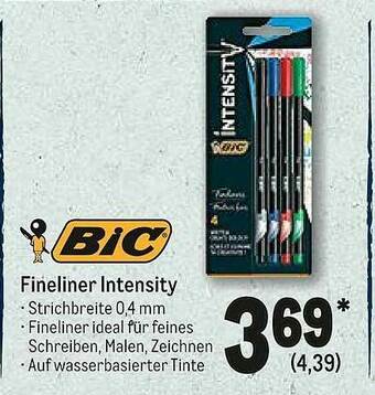 METRO Fineliner Intensity Bic Angebot