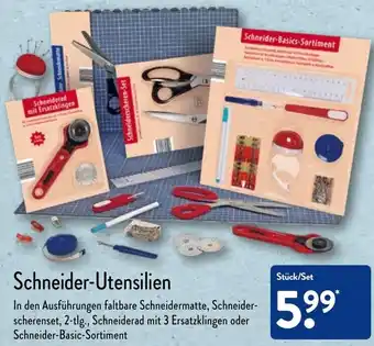 Aldi Nord Schneider Utensilien Angebot