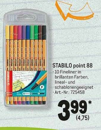 METRO Stabilo Point 88 Angebot