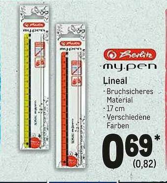 METRO Herlitz My Pen Lineal Angebot