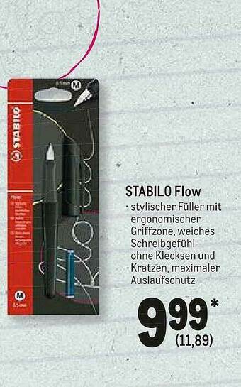 METRO Stabilo Flow Angebot