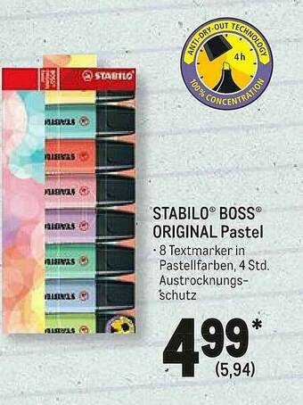 METRO Stabilo Boss Original Pastel Angebot