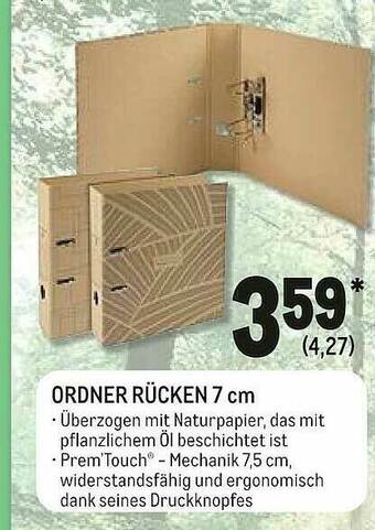 METRO Ordner Rücken 7 Cm Angebot