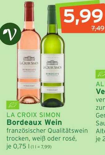 Naturgut La Croix Simon Bordeaux Wein Angebot