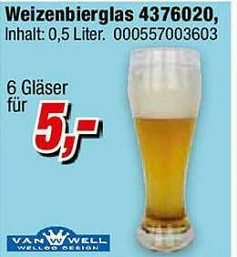 Opti Wohnwelt Weizenbierglas Van Well Angebot