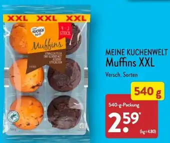 Aldi Nord Meine Kuchenwelt Muffins XXL 540 g Packung Angebot