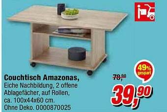 Opti Wohnwelt Couchtisch Amazonas Angebot