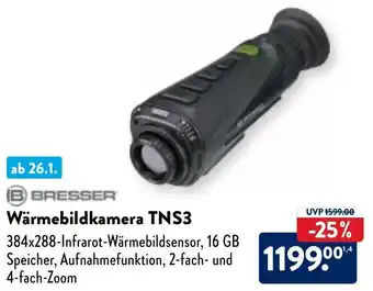 Aldi Nord Bresser Wärmebildkamera TNS3 Angebot