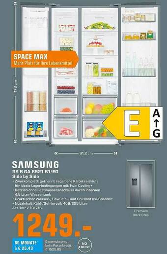 Saturn Samsung Rs 6 Ga 8521 B1 Eg Side By Side Angebot