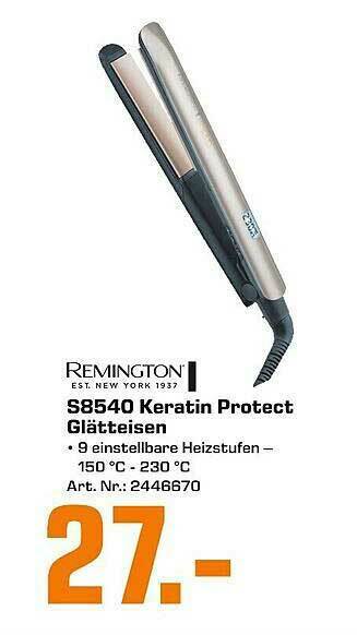 Saturn Remington S8540 Keratin Protect Glätteisen Angebot