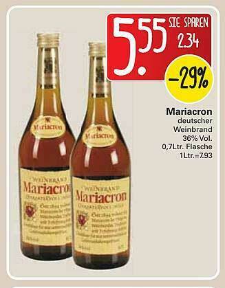 WEZ Mariacron Angebot