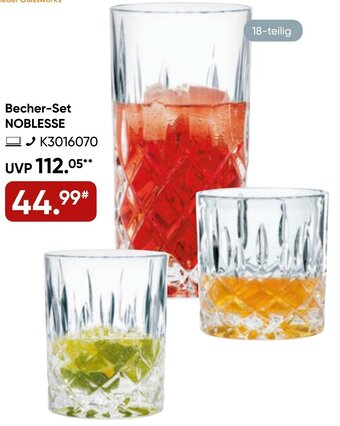 Galeria Nachtmann Becher Set Noblesse Angebot