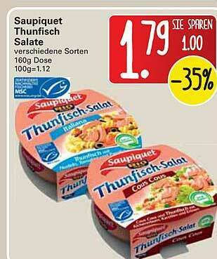 WEZ Saupiquet Thunfisch Salate Angebot