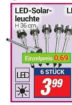 CENTERSHOP Led-solarleuchte Angebot