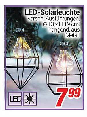 CENTERSHOP Led-solarleuchte Angebot