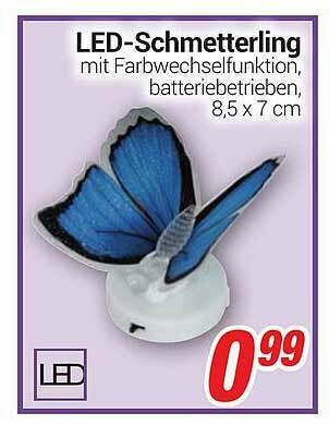 CENTERSHOP Led-schmetterling Angebot