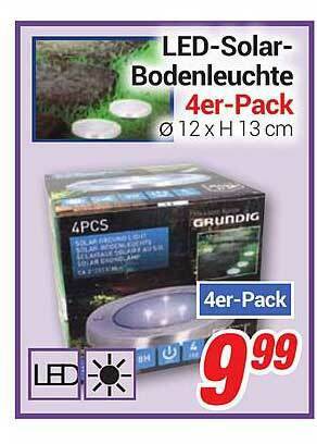 CENTERSHOP Led-solar-bodenleuchte Angebot