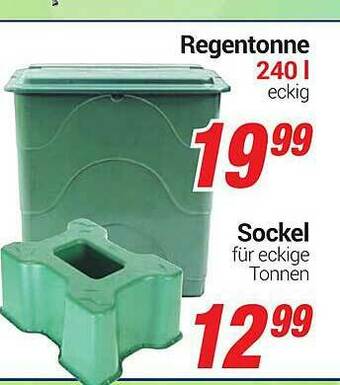 CENTERSHOP Regentonne Und Sockel Angebot