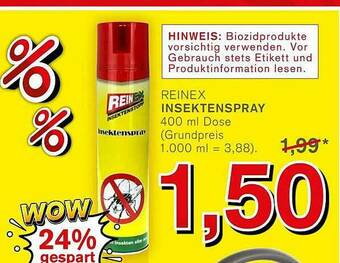 KODi Reinex Insektenspray Angebot